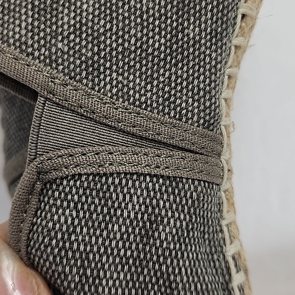 NEW H&M Men's Gray Espadrille Sandals Traditional Jute Soles, sz 10.5 - Picture 12 of 12